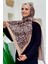Leopar Desenli Şal 2067 Taba 1