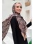 Leopar Desenli Şal 2067 Taba 2