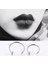 Dudak Sıkıştırma Fake Septum Piercing 1