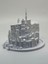 Minas Kalesi Gece Lambası | Yüzüklerin Efendisi Minas Tirith Dekoratif Lamba | 20CM | Ledli 3
