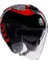 Irides Valenza Matt Grey Blk Red Açık Kask 3