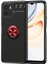 Vivo Y15S Kılıf Ravel Silikon Kapak-Siyah-Kırmızı 1