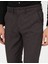 Erkek Kahverengi Slim Fit Keten Karışımlı Kanvas Pantolon 50259760-VR029 6