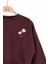 37505 Kız Çocuk Bordo Akasya Sweat 3