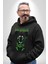 Harvey Duckman Bilim Kurgu, Korku Erkek Kadın Siyah Dijital Baskılı Kapüşonlu Sweatshirt Hoodie 2