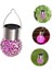 Solar Small Cracked Bottle Lights Güneş Enerjili Mor Renkli Mozaik Görünümlü Cam Aydınlatma 4
