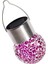 Solar Small Cracked Bottle Lights Güneş Enerjili Mor Renkli Mozaik Görünümlü Cam Aydınlatma 5