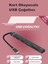 Type-C Hub, 5in1, 2 Adet Type-C, 1 Adet Usb-A Çoklayıcı, Tf Kart Girişli USB C Hub Adaptörü Sd Kart Okuyucu Macbook ile Uyumlu H02 ZR888 3