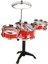 Jazz Drum Mini Bateri Seti - Kırmızı 2