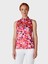 Geometric Floral Sl With Kolsuz Kadın Tshirt 1