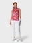 Geometric Floral Sl With Kolsuz Kadın Tshirt 3