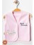 Unisex Bebek Friends Ayıcık Baskılı Organik Pamuklu 3-6-9 Ay 2li Penye Bebek Yelek Set 3