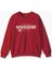 Stardust Yıldız Tozu Y2K Streetwear 90S Doksanlar Vintage Retro Baskılı Kırmızı Sweatshirt 1
