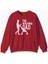 The Walking Dad Dead Yürüyen Baba Babalar Günü Baskılı Sweat Funny Kırmızı Sweatshirt 1