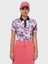 Other Ss Floral With Placket Detail Kadın Tshirt 1