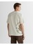 Erkek Krem Regular Fit Bisiklet Yaka Logolu T-Shirt 2324360T.130 2