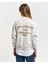 Kadın Gri Loose Fit Bisiklet Yaka Logolu Sweatshirt 4201239.80 3
