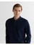 Erkek Lacivert Regular Fit Polo Yaka Logolu Polo 2424331T.410 4