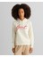 Kadın Krem Relaxed Fit Kapüşonlu Logolu Sweatshirt 4201252.130 1