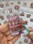 Summer Flower Borders Ev Temalı Pembe 40 Adet Pet Sticker Set/ Çıkartma/etiket/bullet Journal 5