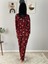Kadın Teddy Bear Ayıcık Desenli Süet Düğmeli Ekose Pijama Takımı (Siyah) 5