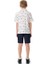 Boys All Over Flamingo Printed Erkek Çocuk Tsirt 2