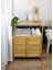 Bambu Çift Kapaklı 2 Raflı Çok Amaçlı Düzenleyici Organizer Banyo Dolabı 1
