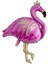 Flamingo Taçlı Folyo Balon 1
