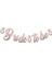 Bride To Be Rose Gold Kaligrafik Yazı Afiş 1