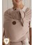 İlays Mabel Premium Esnek Wrap Sling Vizon ( Babysling - Sling - Bebek Taşıma Şalı - Babywearing - Kanguru ) 1