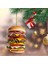 2d Akrilik Dev Hamburger Anahtarlık 3