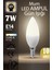 10 Adet Kaliteli Gün Işığı 7W Mum LED Ampul E14 Duy 1