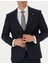 Erkek %100 Yün Lacivert Slim Fit Takım Elbise 50274246-VR033 6