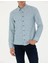 Erkek Açık Lacivert Slim Fit Uzun Kollu Gömlek 50276025-VR059 6