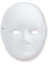 Puti Karton Maske Büyük Surat 5176 1