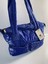 Metalik Mavi Kol ve Omuz Çantası 45X35 3