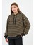 Çizgili Kapüşonlu Sweatshirt (UNX00242WN) 1