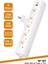 SP-517 Beşli USB Type C Çocuk Korumalı Grup Priz Uzatma Kablosu 1