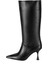 Miral Siyah Kadın Topuklu Deri Çizme 3