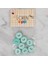 Crafts Yeşil 8 Li Kalp Düğme - 477 3