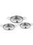 Bykardelen 3 Lü Omlet Set Inox (18-20-22 1