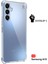 Samsung Galaxy A15 Uyumlu Köşe Dolgulu Anti Shock Telefon Kılıfı ve 5d Kırılmaz Cam Ekran Koruyucu 2
