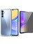 Samsung Galaxy A15 Uyumlu Köşe Dolgulu Anti Shock Telefon Kılıfı ve Hayalet Privacy Ekran Koruyucu 1