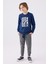 Erkek Çocuk Indigo Pijama Takım 50299427-VR028 1
