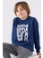 Erkek Çocuk Indigo Pijama Takım 50299427-VR028 2