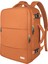 Laptop Sırt Çantası, Seyahat Çantası Hafif Küçük El Bavulu Valiz, Bayan Sırt Çantası Notebook Bilgisayar Macbook Organizer Çanta Kiremit Turuncu 1