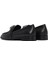 Kadın Siyah Tokalı Deri Maskülen Loafer 25SFD182418 5