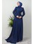 Deren Tesettür Abiye Lacivert 1
