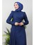Deren Tesettür Abiye Lacivert 5