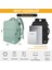 Seyahat Sırt Çantası, Laptop Çantası Hafif Bayan El Çantası Uçak Bagaj El Valizi Bavulu Notebook Bilgisayar Macbook Organizer Çanta Mint Yeşili 2